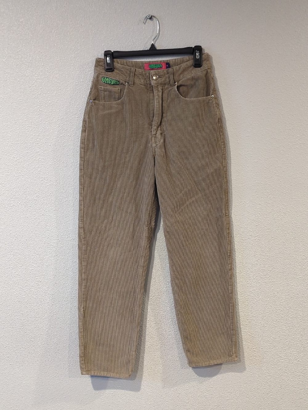 Empyre Tan Corduroy High-Rise Straight Leg Pants Size 4